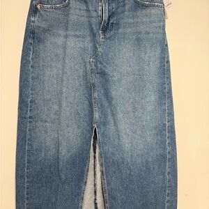 NWT Gap Denim Maxi Skirt